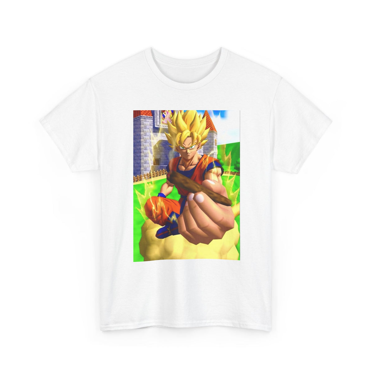 Super Saiyan Goku Offering A Blunt Tee