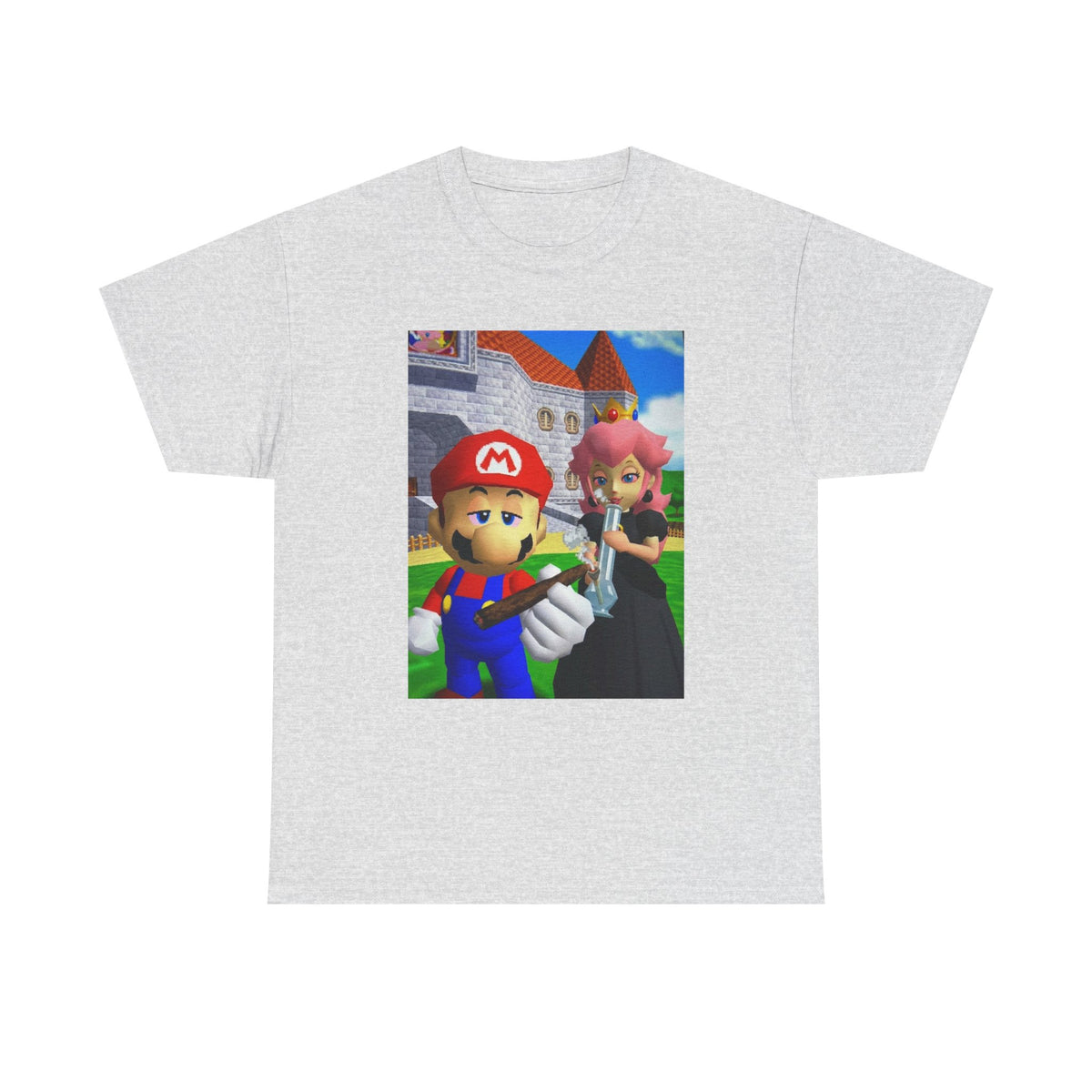 Mario And Peach Chilling At The Castle
