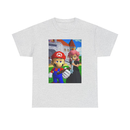 Mario And Peach Chilling At The Castle