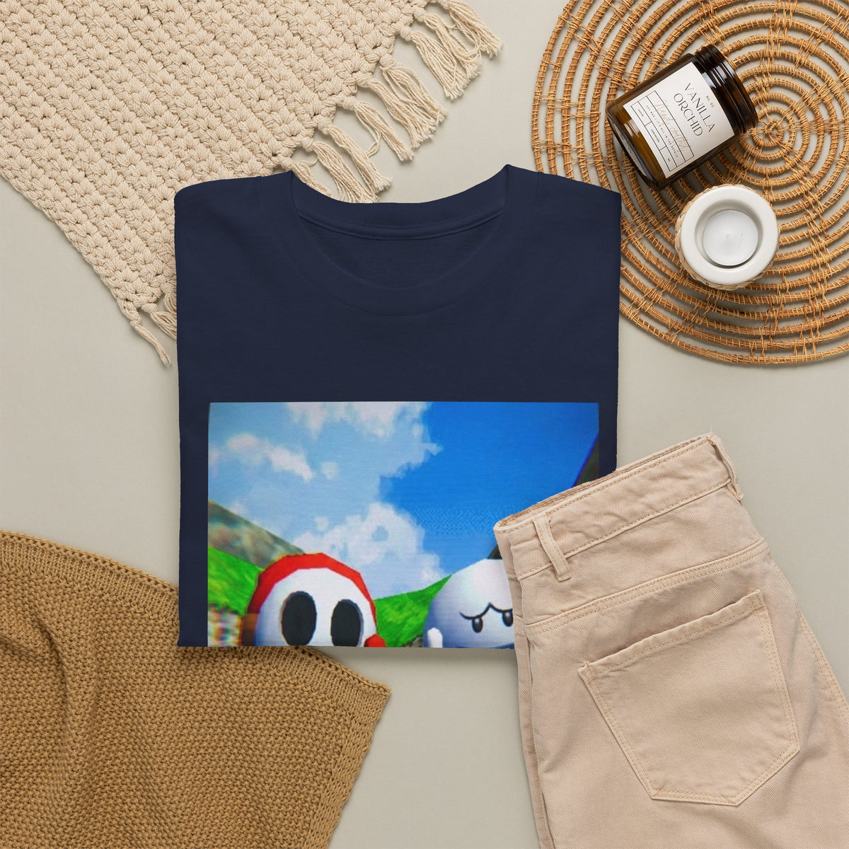 Shy Guy And Boo Flipping Off Tee