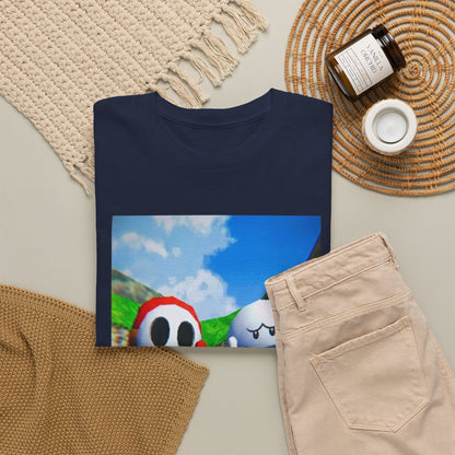 Shy Guy And Boo Flipping Off Tee