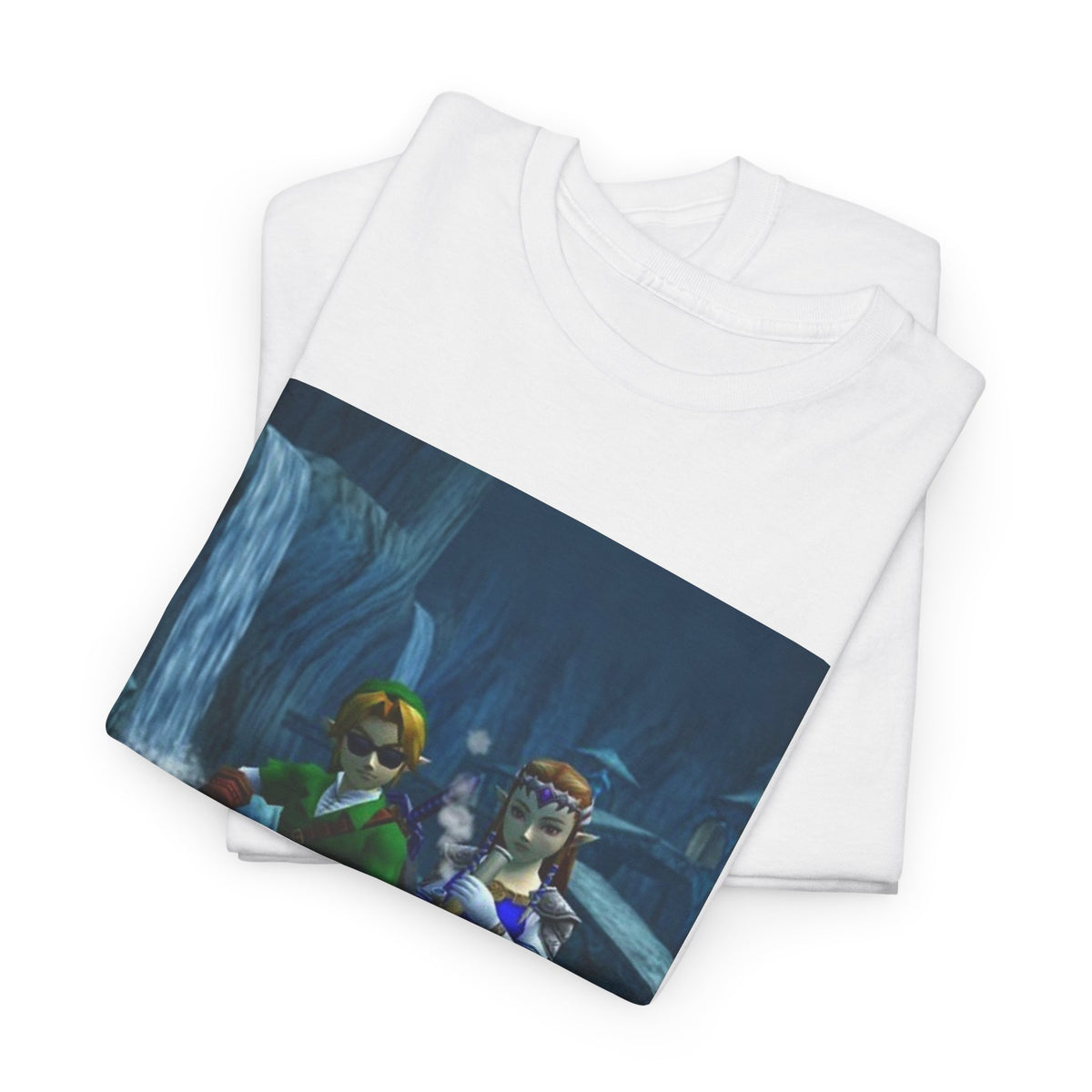 Link And Zelda Chilling With A Bong Tee
