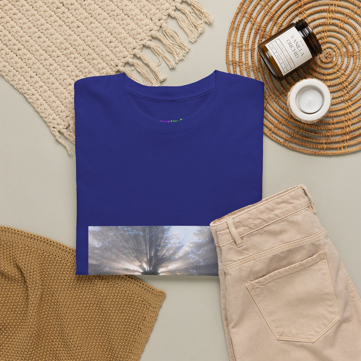 Neon Leaf Dream Graphic Tee