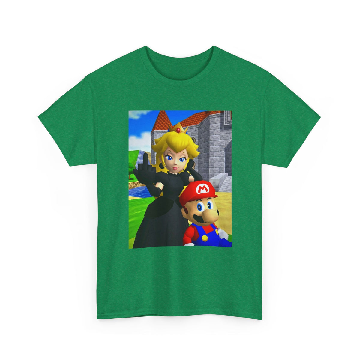 Princess Peach Flipping Off With Mario