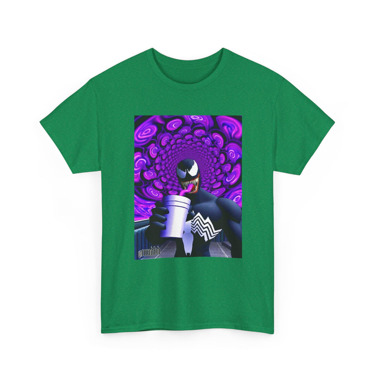 Venom Sipping Lean in Hypnotic Haze Tee