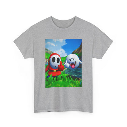 Shy Guy And Boo Flipping Off Tee