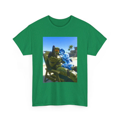 Master Chief And Cortana Chillin' Beach Vibes