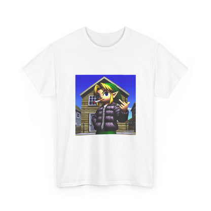 Edgy Hero Smoking And Flipping The Bird Tee
