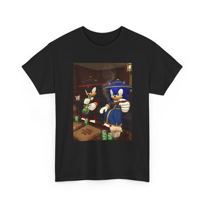 Shadow and Sonic Smoking Chill Tee