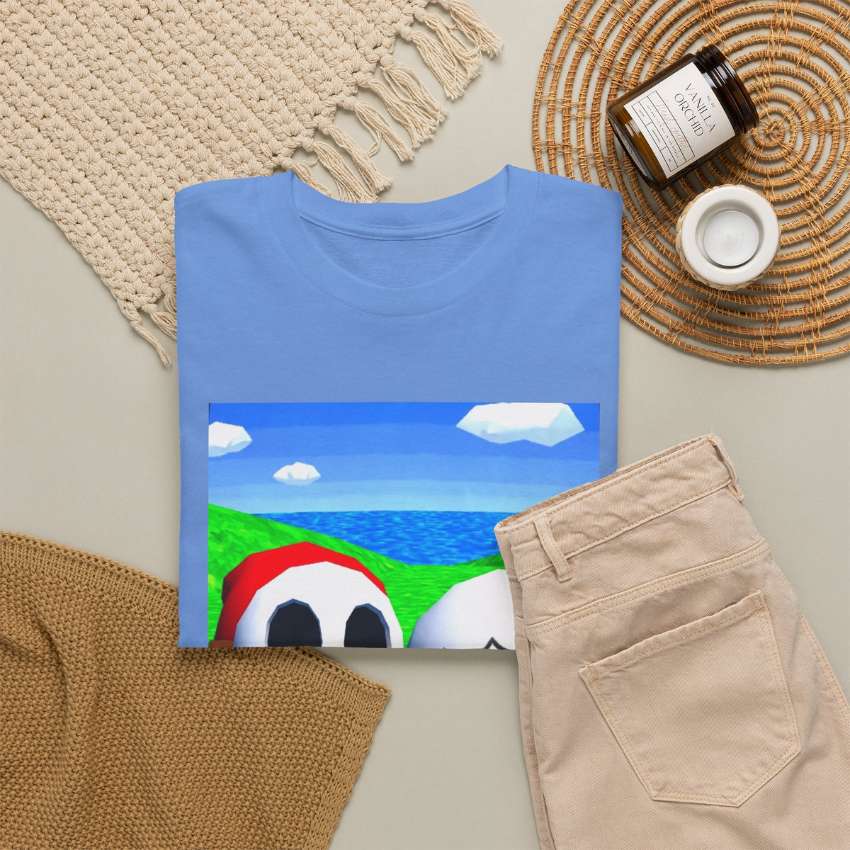 Shy Guy And Boo Flipping Off Tee (Design 5)
