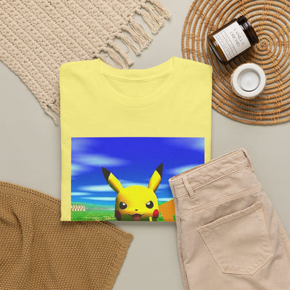 Pikachu Giving The Finger On A Bench