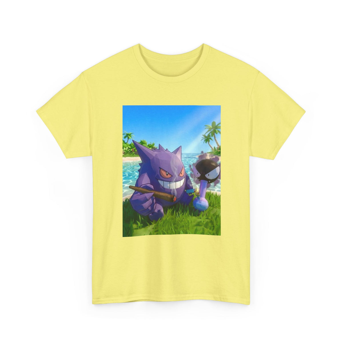 Gengar And Gastly Chilling On Beach Tee