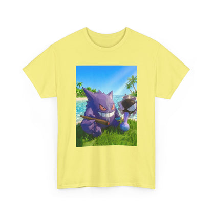 Gengar And Gastly Chilling On Beach Tee