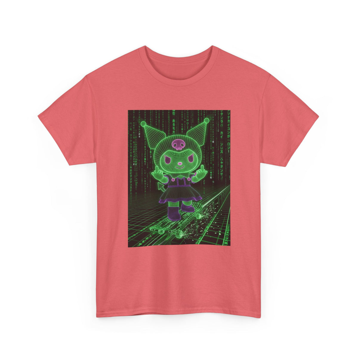 Wireframe Kuromi Skater Grinding Matrix Tee