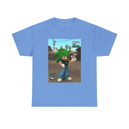 Stoned Green Hedgehog Blazing In Grove Street