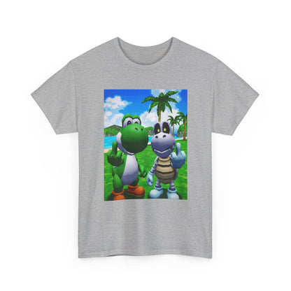 Yoshi and Dry Bones Flipping Off (Design 4)