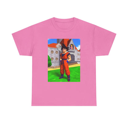 Goku Blazing Outside Peach's Castle Tee