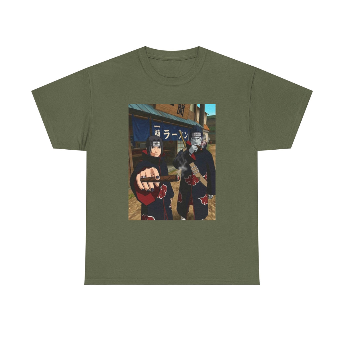 Itachi And Kisame Smoking Akatsuki Tee