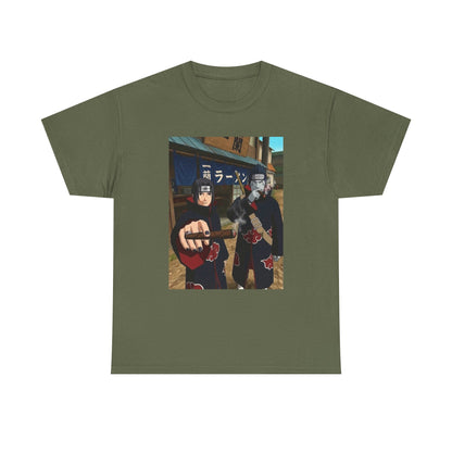 Itachi And Kisame Smoking Akatsuki Tee