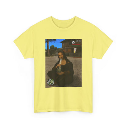 Mona Lisa Hitting The Bong Tee