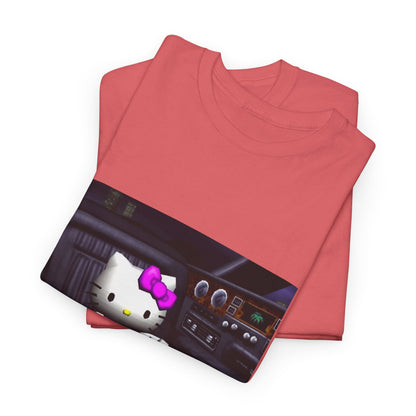 Kitty Pouring Purple Drank In Car Tee