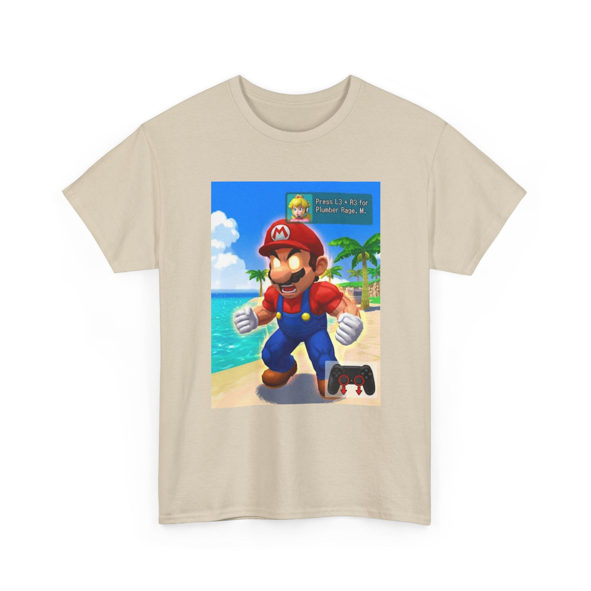 Mario's Plumber Rage Beach Tee