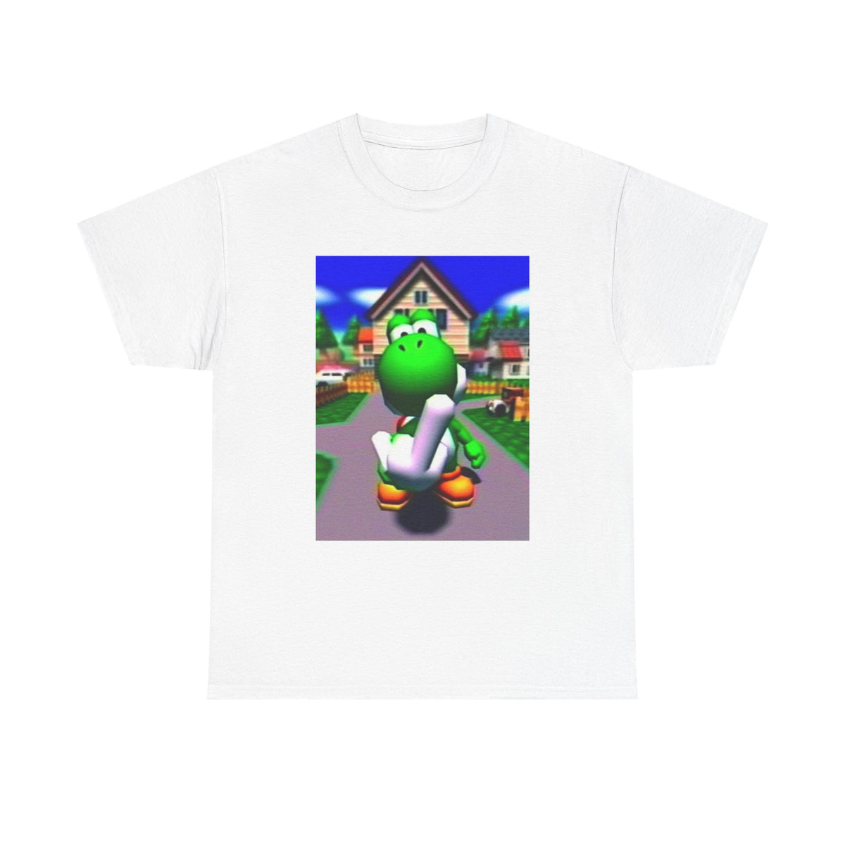 Yoshi Giving The Finger Tee