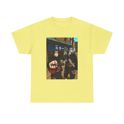 Itachi And Kisame Smoking Akatsuki Tee