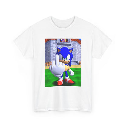 Sonic Flipping Off In The Castle Grounds
