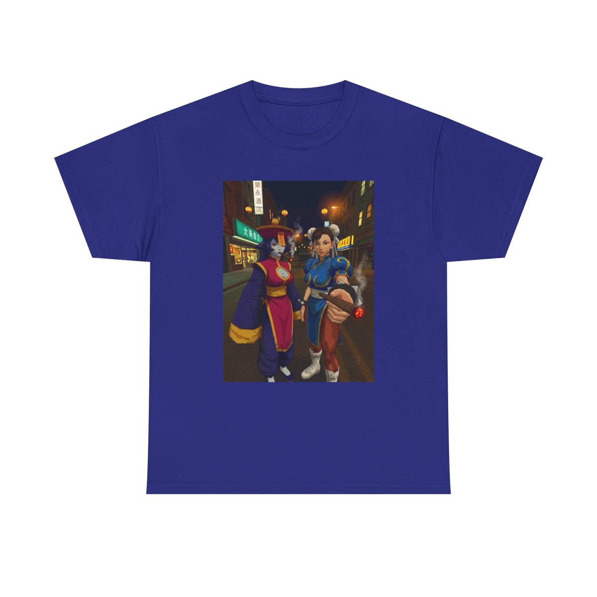 Hsien-Ko And Chun-Li Sharing Blunts Tee