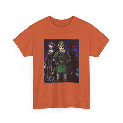 Link Playing Ocarina With Dark Companions Tee