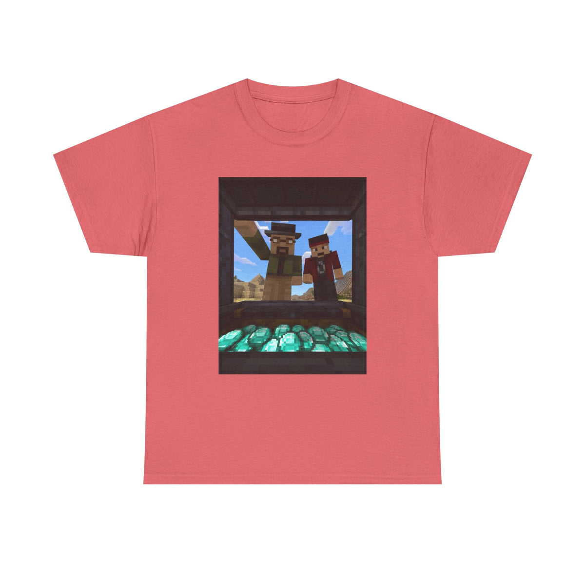 Pixelated Duo With Precious Gems