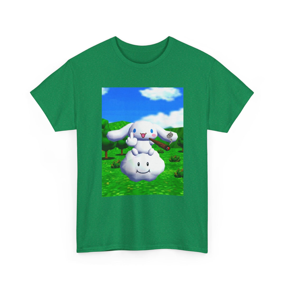 Cinnamoroll Bunny Flipping The Bird Tee