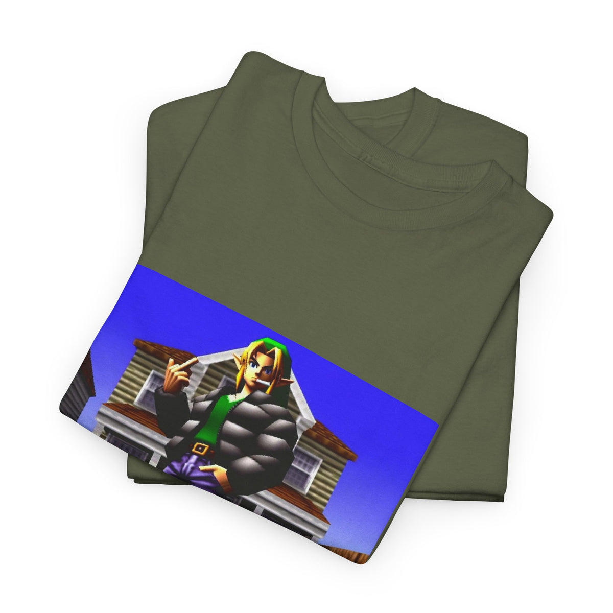 Link In Streetwear Flipping The Bird Tee