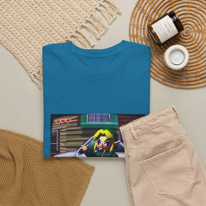 Link Smoking And Flipping The Bird Tee