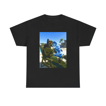 Master Chief And Cortana Chillin' Beach Vibes