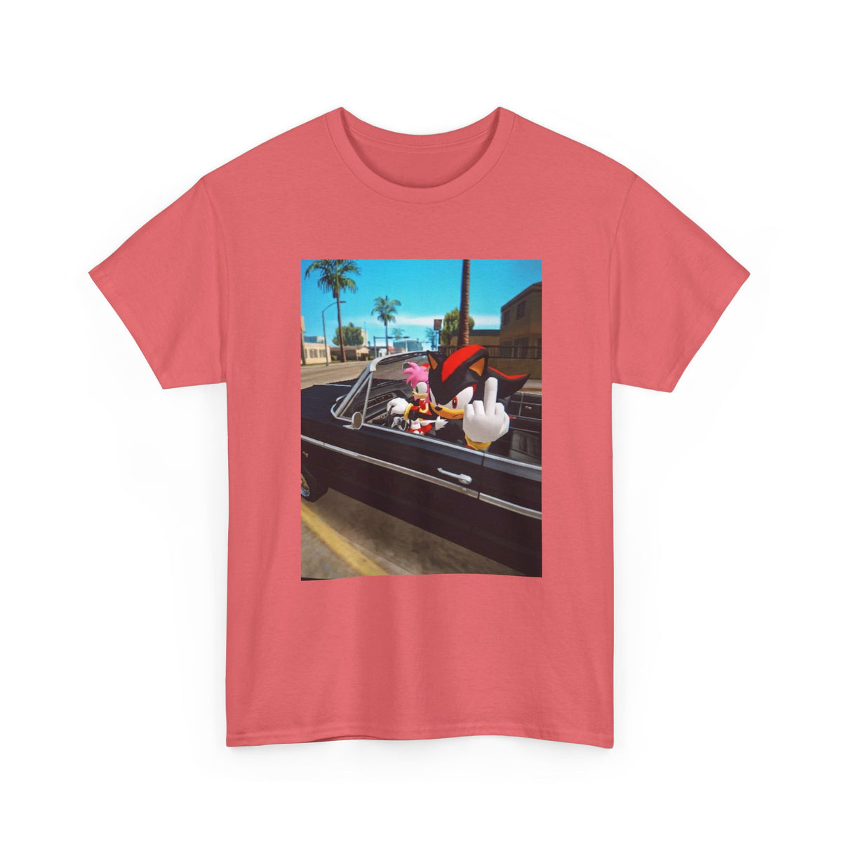 Shadow The Hedgehog Driving With Attitude Tee