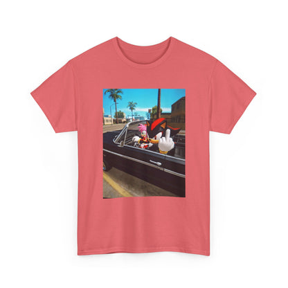 Shadow The Hedgehog Driving With Attitude Tee