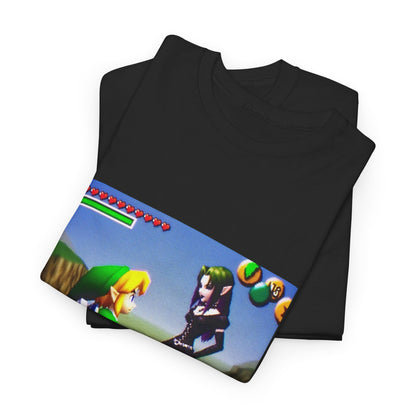 Link Proposing To Goth Girl Tee