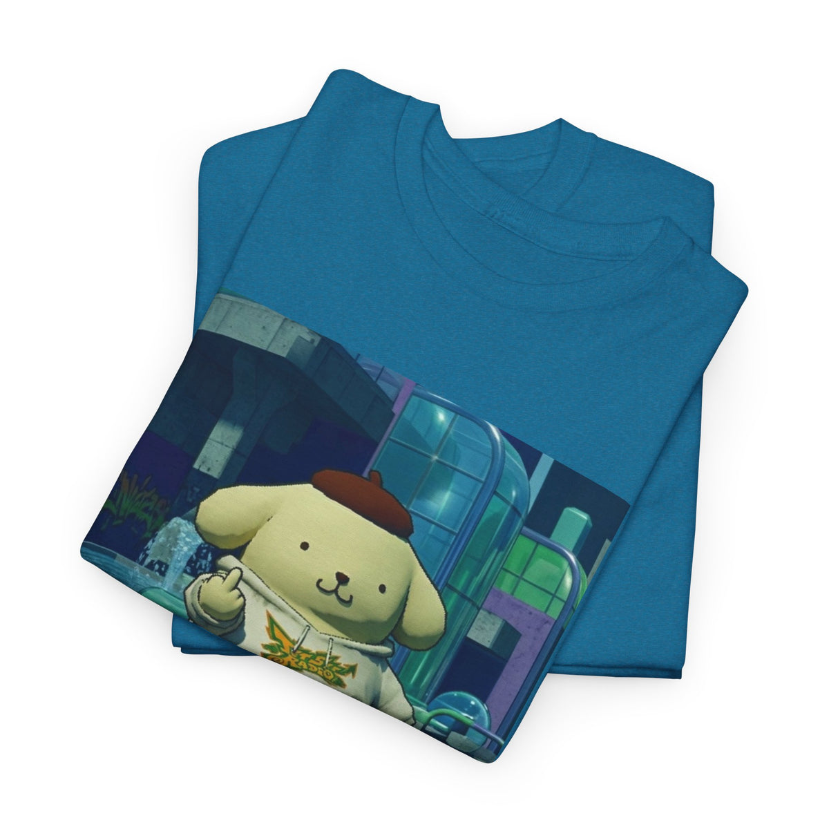 Pompompurin Skates and Flips The Bird