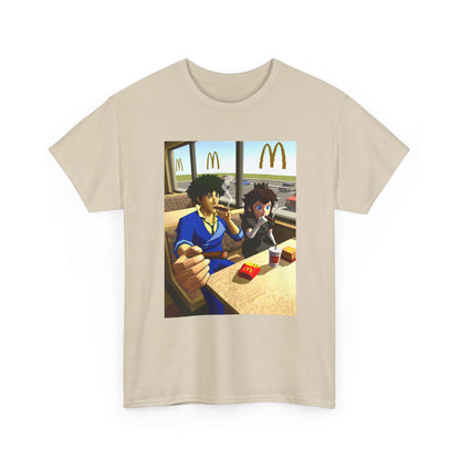 Spike Spiegel And Bowser Jr. Smoking Tee