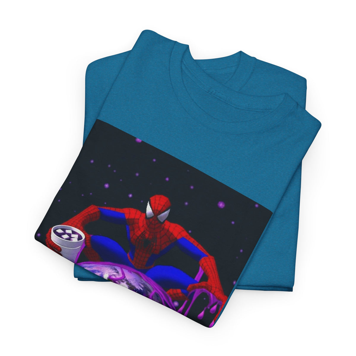 Spider-Man Pouring Lean On Earth