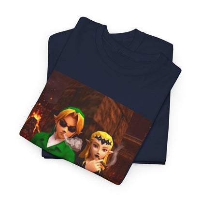 Link and Zelda Smoking Blunts In Hyrule