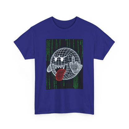 Wireframe Boo Giving The Finger Tee
