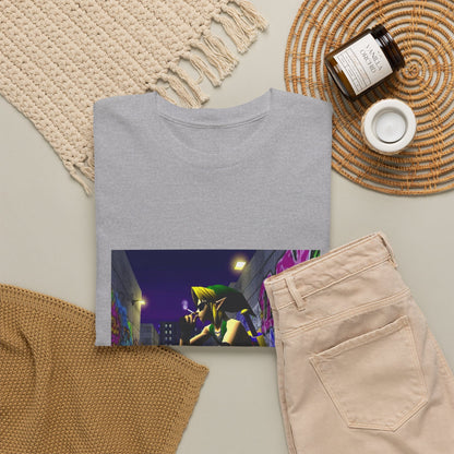 Edgy Link Smoking In Alley Tee