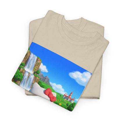 Hello Kitty Flipping Off In Mushroom Kingdom