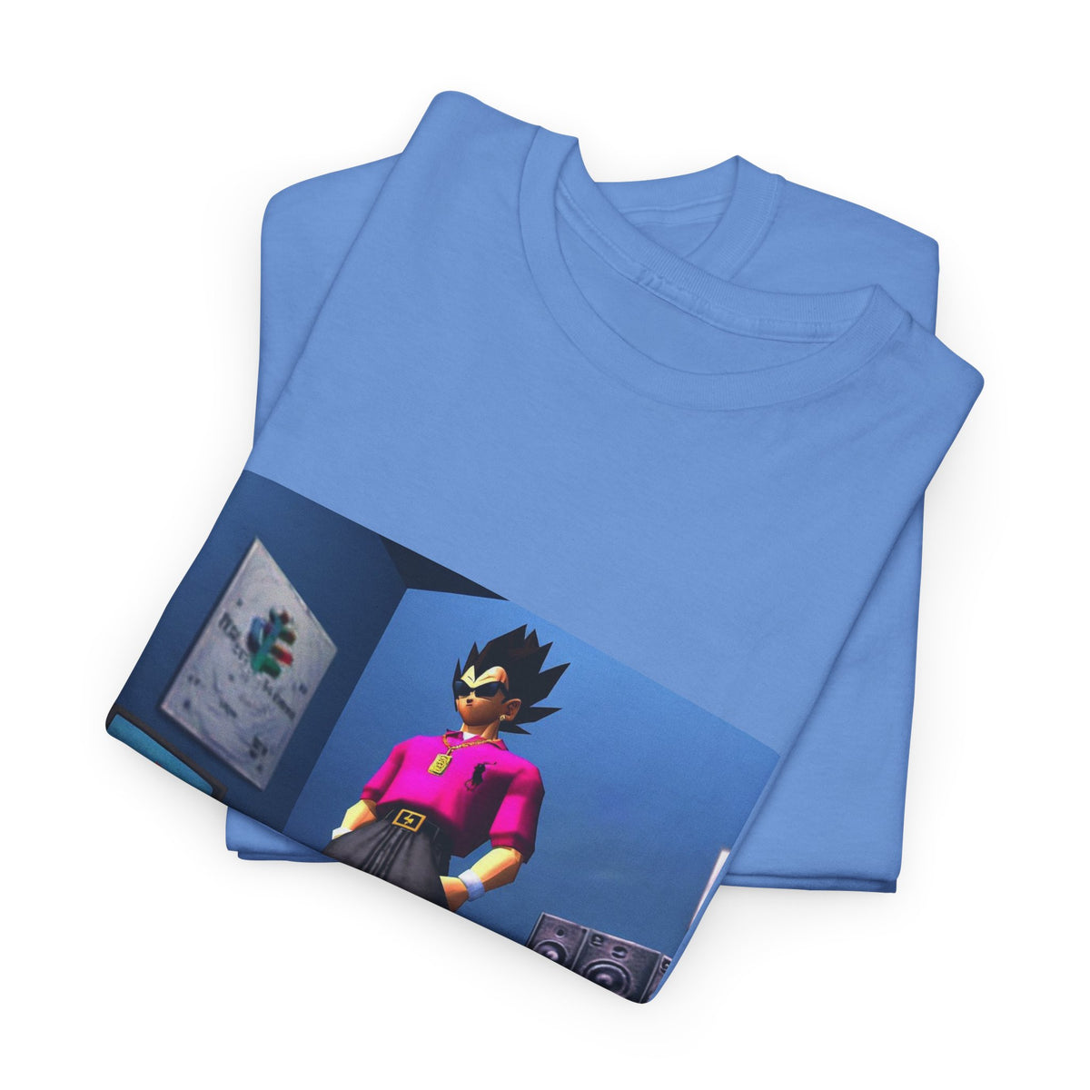 Y2K Vegeta Chilling With PlayStation Tee