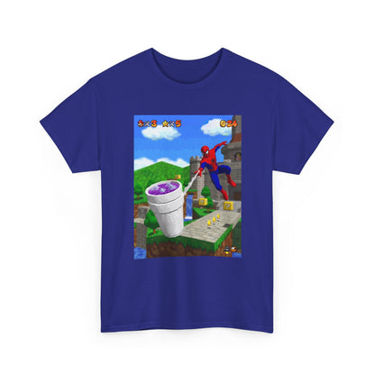 Spidey Swings With Lean In Mario World Tee