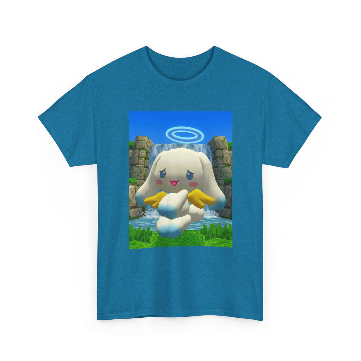 Angel Cinnamoroll Floating By Waterfall Tee