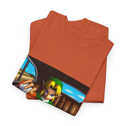 N64 Link Pouring Purple Lean Tee